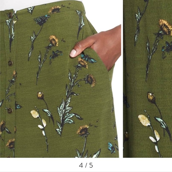 Hinge skirt dark green B.7 - Picture 2 of 8